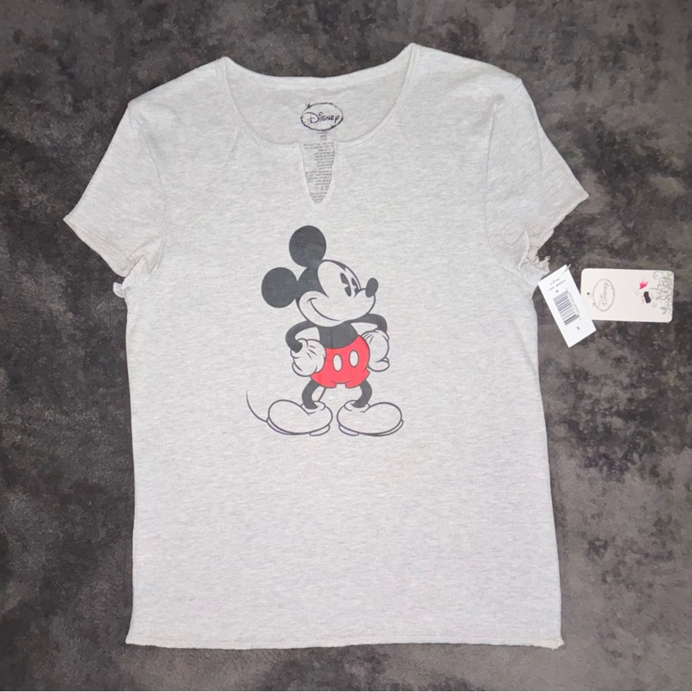Disney Mickey Mouse Gray T-Shirt